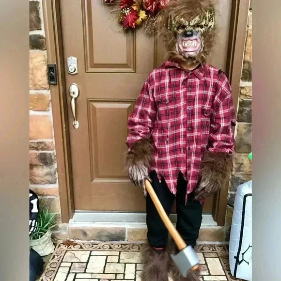 DRESS UP HALLOWEEN COSTUME TIMBER WAREWOLF TIMBERWOLF - Picture 1 of 7
